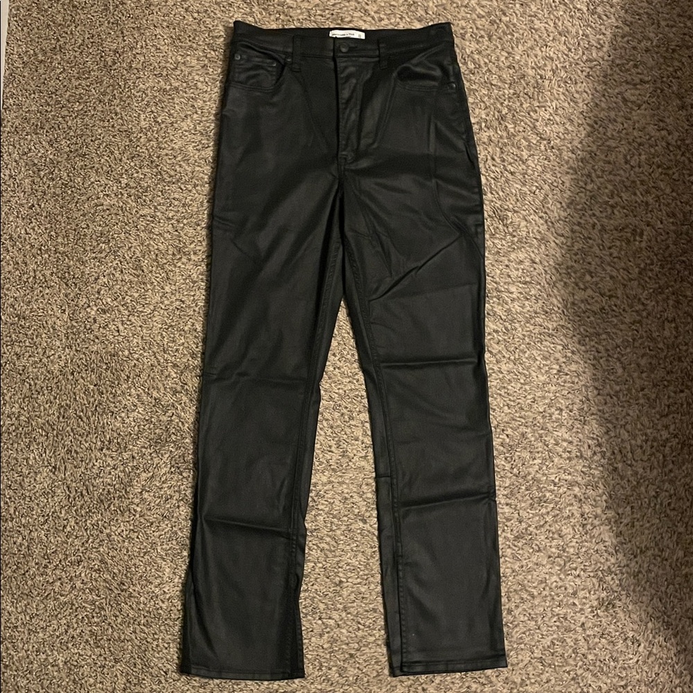 Abercrombie & Fitch 90s slim straight ultra high rise pants